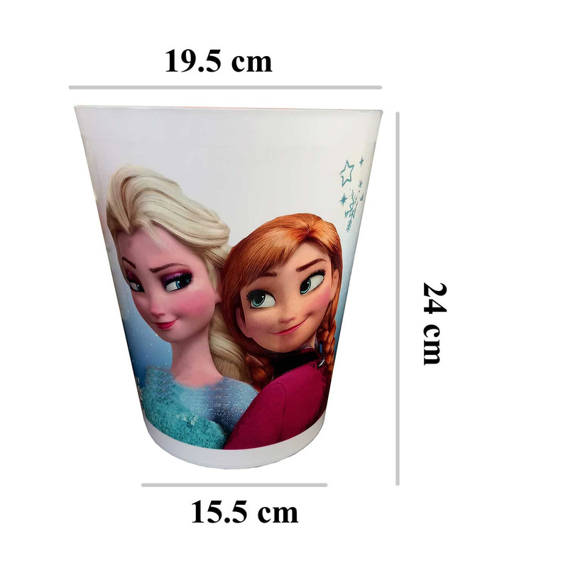 سطل زباله اتاق کودک مدل برفی کد FRZN-1075