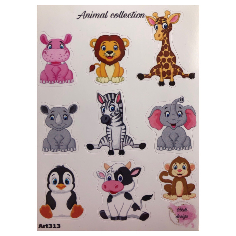 برچسب مدل حیوان کد 313