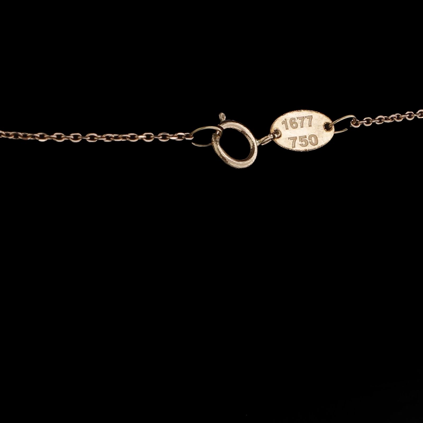 گردنبند طلا 18 عیار زنانه روبی آرت گالری مدل 21294473 -  - 2
