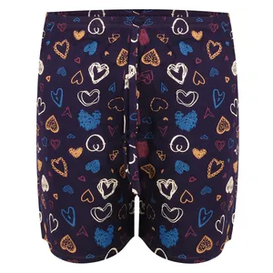 شلوارک زنانه مدل قلب قلبی رنگ بنفش 