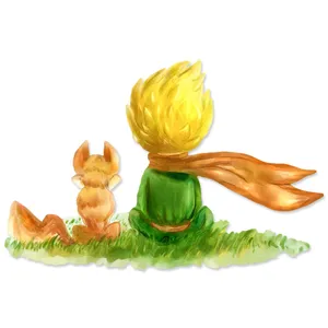 استیکر لپ تاپ گراسیپا طرح شازده کوچولو-01