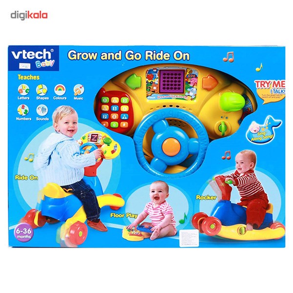 vtech grow and go ride on tesco