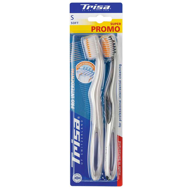 مسواک تریزا مدل Pro Interdental با برس نرم بسته 2 عددی مسواک تریزا مدل Pro Interdental با برس نرم بسته 2 عددی