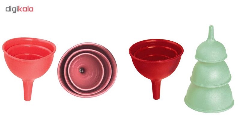 قیف سیلیکونی مدل مانترا مجموعه 3 عددی