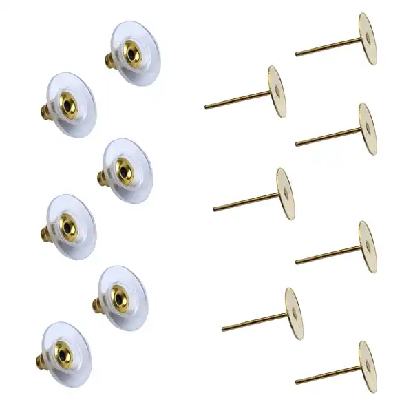 میخ گوشواره و پشت گوشواره مجموعه 28 عددی