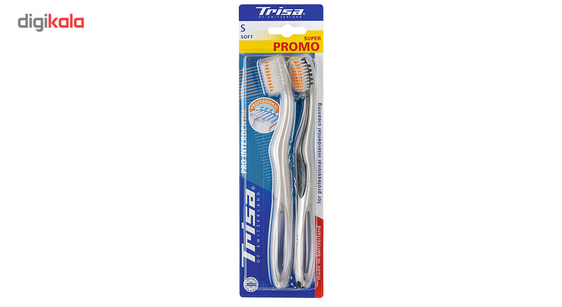 مسواک تریزا مدل Pro Interdental با برس نرم بسته 2 عددی مسواک تریزا مدل Pro Interdental با برس نرم بسته 2 عددی