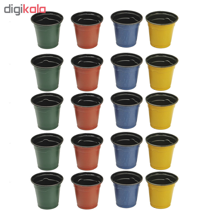 گلدان ژله ای کد 6-20 مجموعه 20 عددی