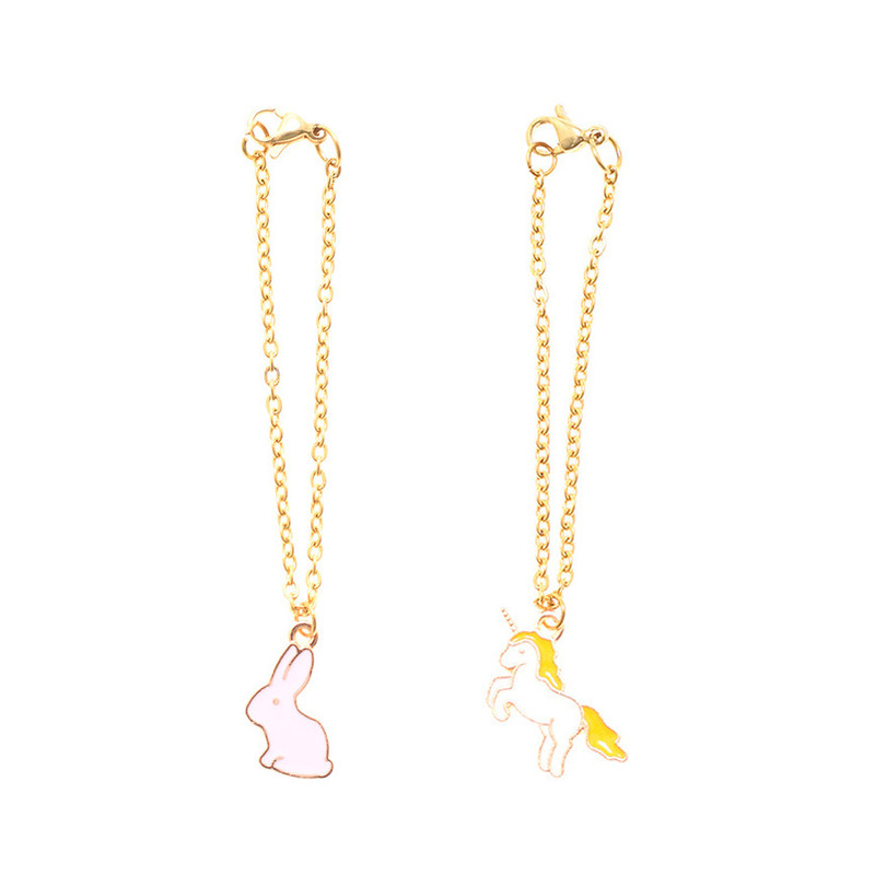 آویز ساعت زنانه دلنار گالری مدل خرگوش و یونیکورن مجموعه 2 عددی آویز ساعت زنانه دلنار گالری مدل خرگوش و یونیکورن مجموعه 2 عددی