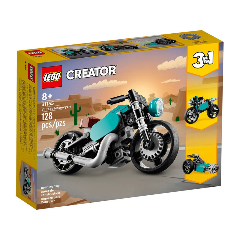 ساختنی لگو مدل Creator 3 in 1 Vintage Motorcycle Set 31135