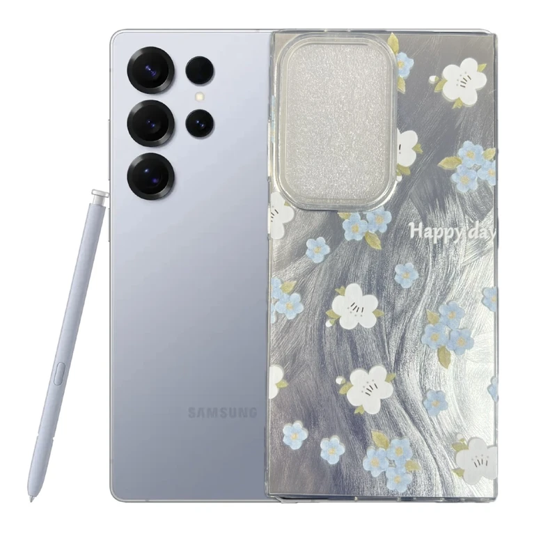 کاور طرح شکوفه باران مناسب برای گوشی موبایل سامسونگ Galaxy S25 Ultra