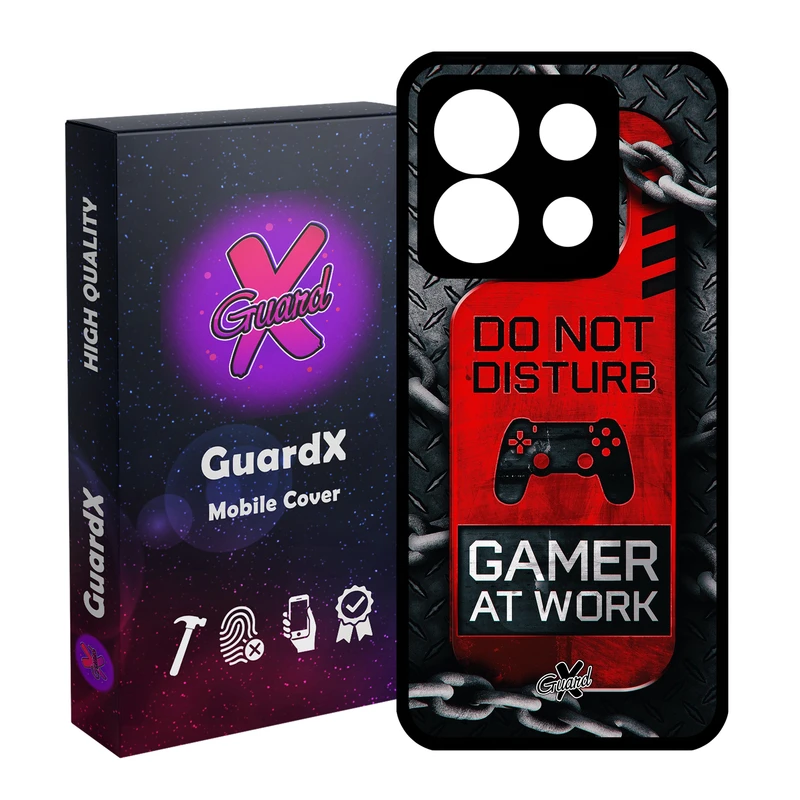 کاور گارد ایکس طرح Gamer مدل Glass10001 مناسب برای گوشی موبایل شیائومی Redmi Note 13 5G