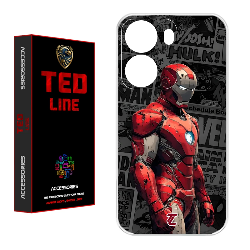 کاور تدلاین طرح آیرون من کد 1161 مناسب برای گوشی موبایل شیائومی Redmi A5