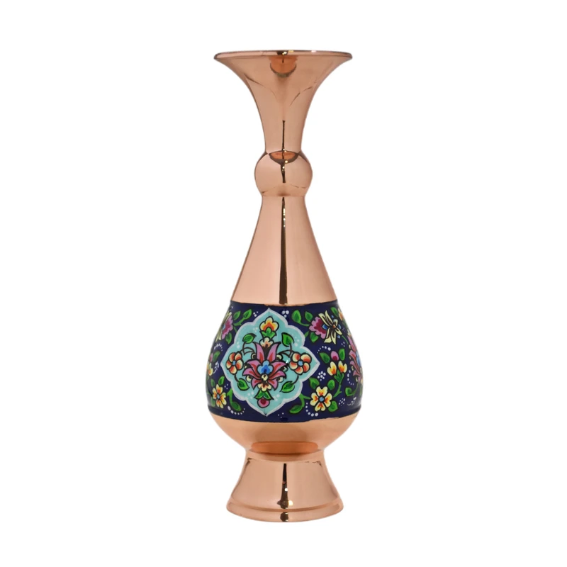 گلدان مسی مدل مس و پرداز  طرح شاه عباسی کد 20