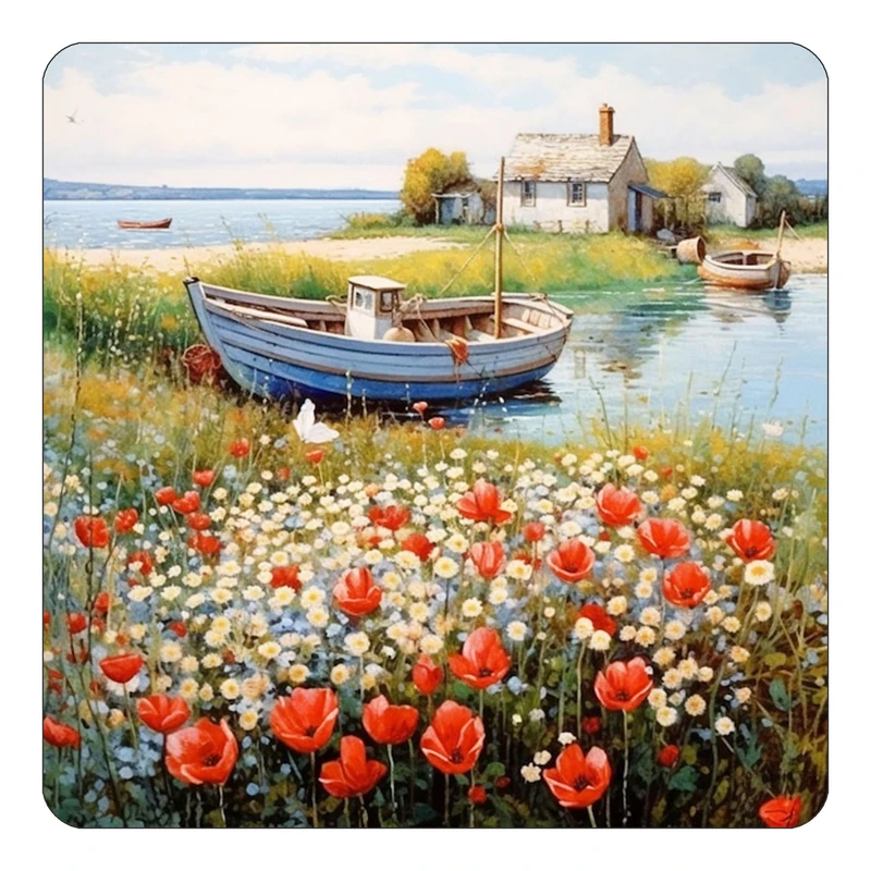 مگنت کاکتی طرح نقاشی رنگ روغن مدل mp70911