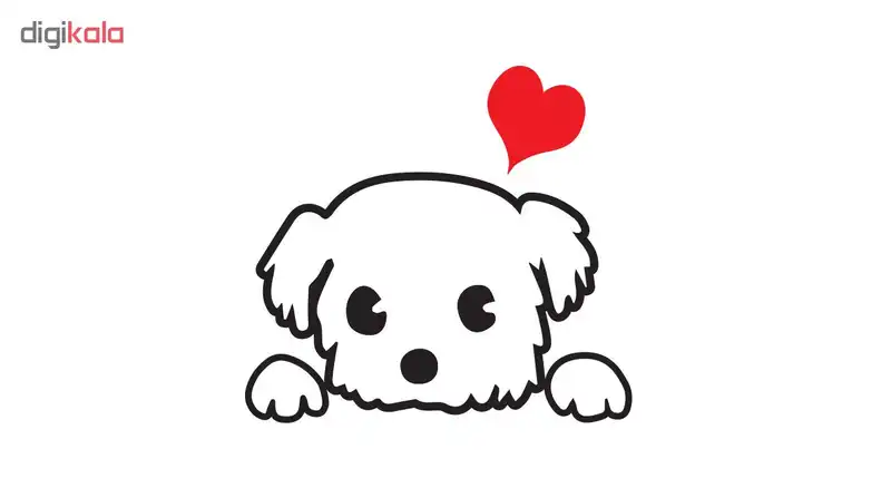 استیکر کلید پریز طرح سگ مهربون