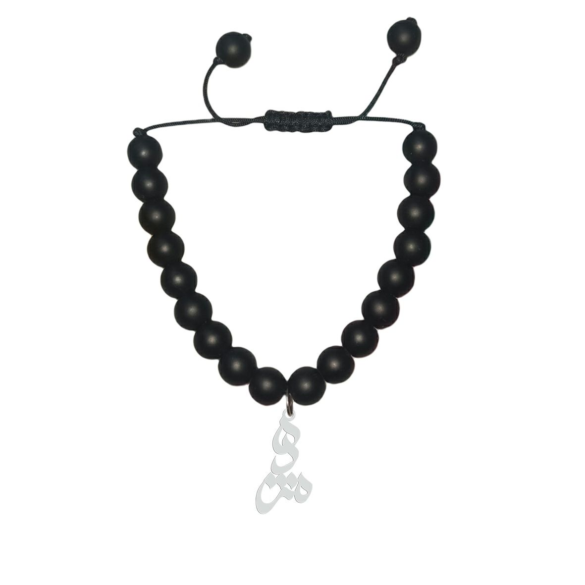 دستبند نقره هایکا طرح مژده مدل n.ha1-570 -  - 1