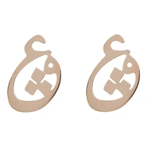 گوشواره طلا 18 عیار مدل A536