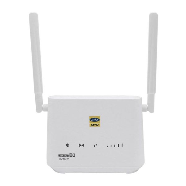 مودم 3G/4G قابل حمل ایرانسل مدل FD-i40 B1 به همراه سیم کارت 4g و 20 گیگابایت اینترنت یک ماهه