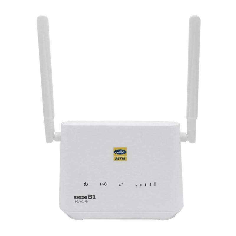 مودم 3G/4G ایرانسل مدل i40 b1 به همراه سیم کارت 4gو 60 گیگابایت اینترنت سه ماهه