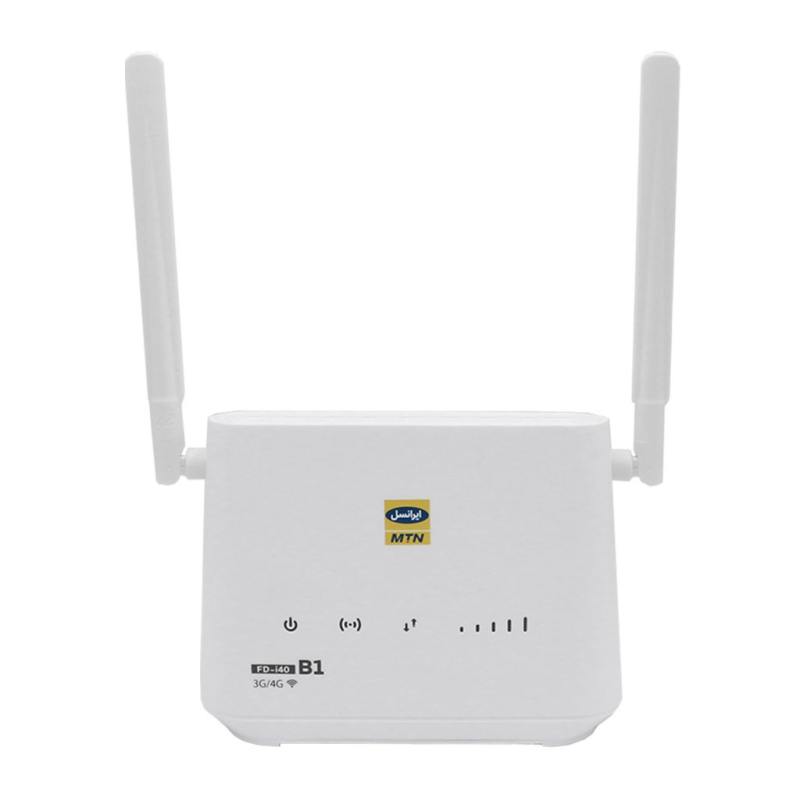 مودم 3G/4G ایرانسل مدل i40 b1 به همراه سیم کارت 4g و 120 گیگابایت اینترنت شش ماهه