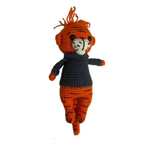 عروسک بافتنی طرح ببر