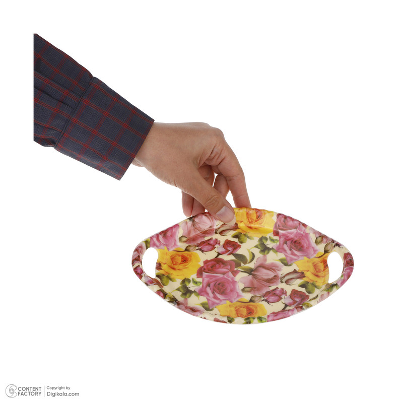 سینی مدل گلدار کد 2 مجموعه سه عددی