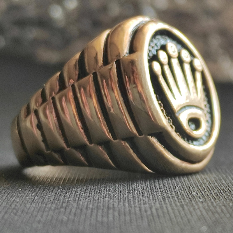 انگشتر مردانه مدل تاج کد GL141 انگشتر مردانه مدل تاج کد GL141