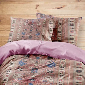 سرویس روتختی مدوپد طرح کناره بیجار مدرن چهارترنج مدل C-bijar-M74 یک نفره 4 تکه