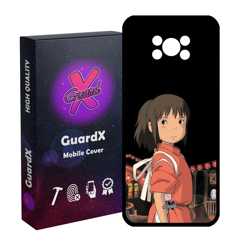 کاور گارد ایکس طرح Spirited Away Anime مدل Glass10574 مناسب برای گوشی موبایل شیائومی Poco X3 NFC/Poco X3/Poco X3 Pro