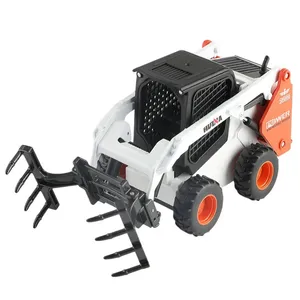 ماکت ماشین هوینا مدل مینی لودر بابکت چنگکدار طرح Skid Steer Loader