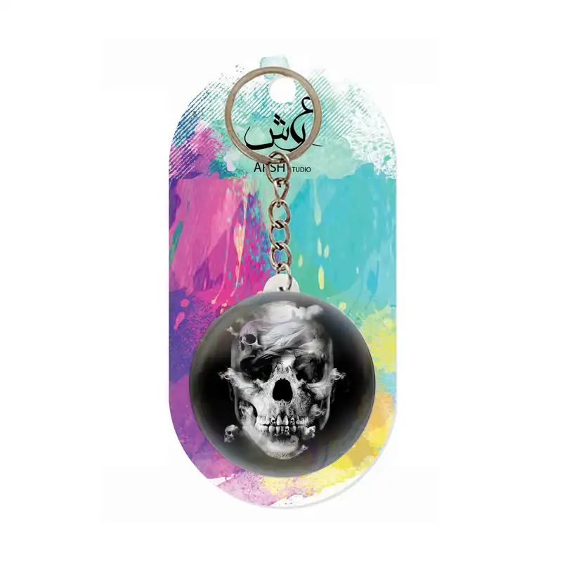 جاکلیدی عرش مدل فانتزی اسکلت کد Asj6056