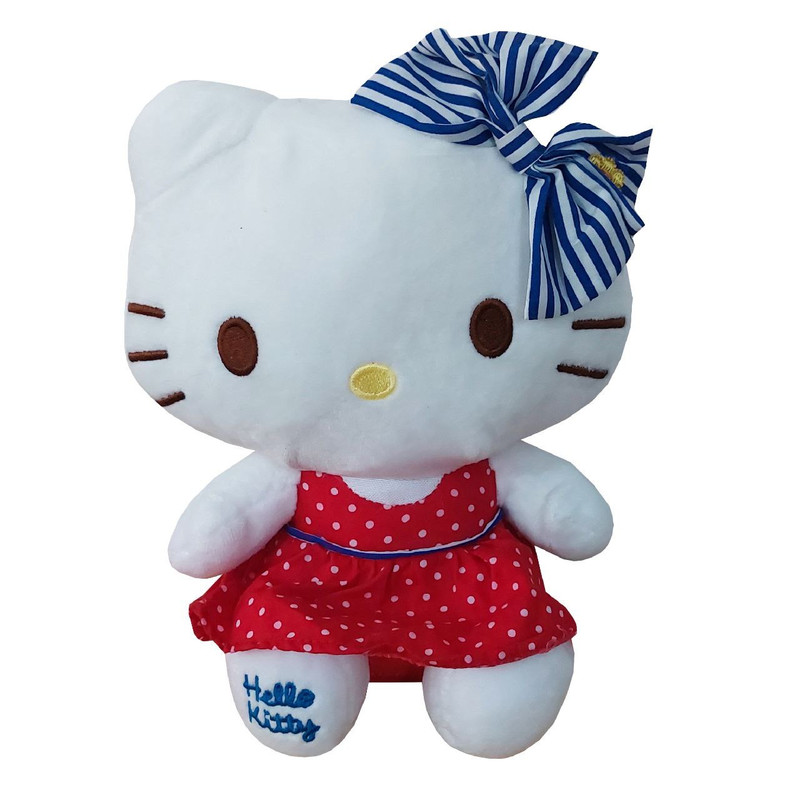 عروسک طرح هلوکیتی مدل Hellow Kitty Dressed کد SZT5/386 ارتفاع 27 سانتی متر