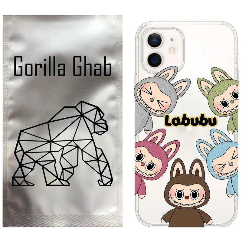 کاور گوریلا قاب مدل CLG کد 102 طرح لبوبو مناسب برای گوشی موبایل اپل iPhone 12