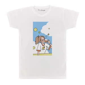 تی شرت بچگانه پرمانه طرح دخترانه جذاب کد pmt.5330