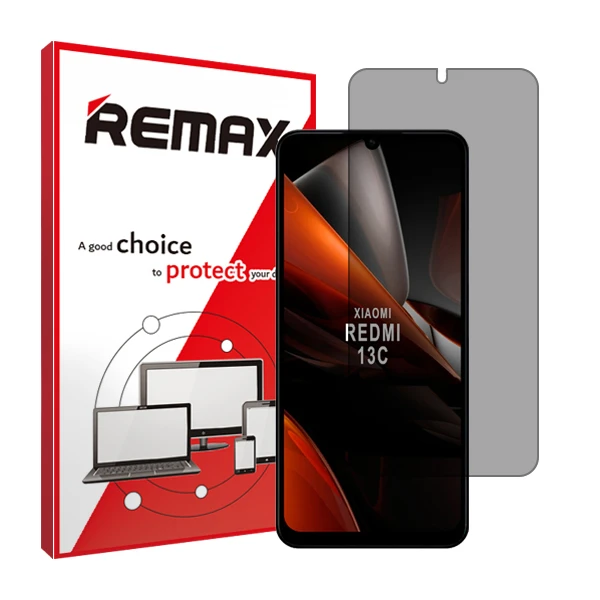 محافظ صفحه نمایش حریم شخصی ریمکس مدل Resistant مناسب برای گوشی موبایل شیائومی Redmi 13C 5G