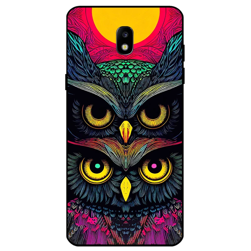 کاور مگافون طرح جغد مدل 1904 مناسب برای گوشی موبایل سامسونگ Galaxy J3 Pro 2017 / J330   