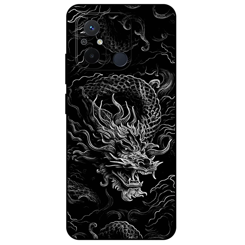 کاور مگافون طرح اژدها مدل 1897 مناسب برای گوشی موبایل شیائومی Redmi 12C 