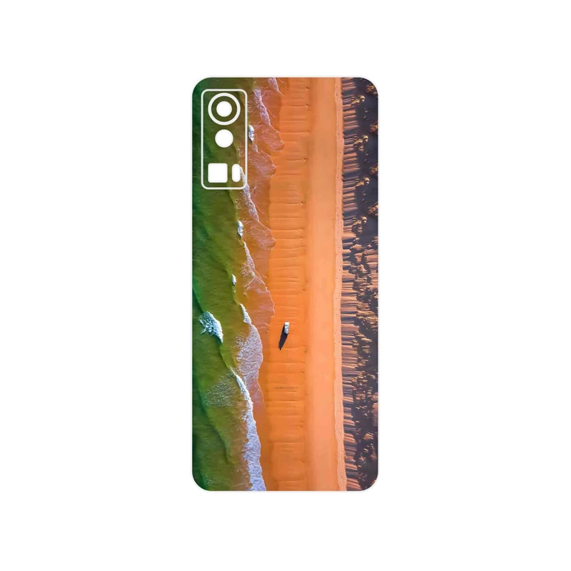 برچسب پوششی ماهوت مدل Beach and Green Sea مناسب برای گوشی موبایل جی پلاس X20