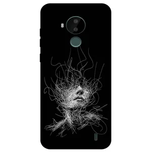 Megafone Face Sketch 7423 Cover For Nokia C30