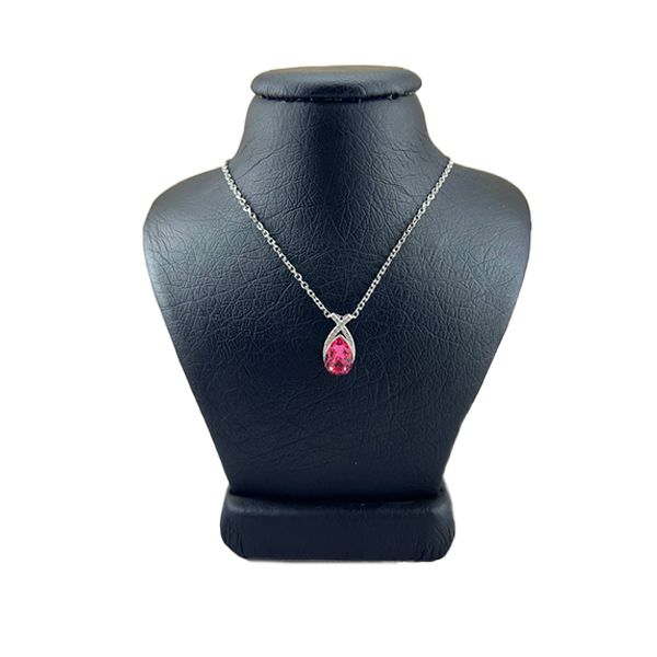 گردنبند نقره زنانه سواروسکی مدل اشک جواهری خاص کد 3215454 -  - 1