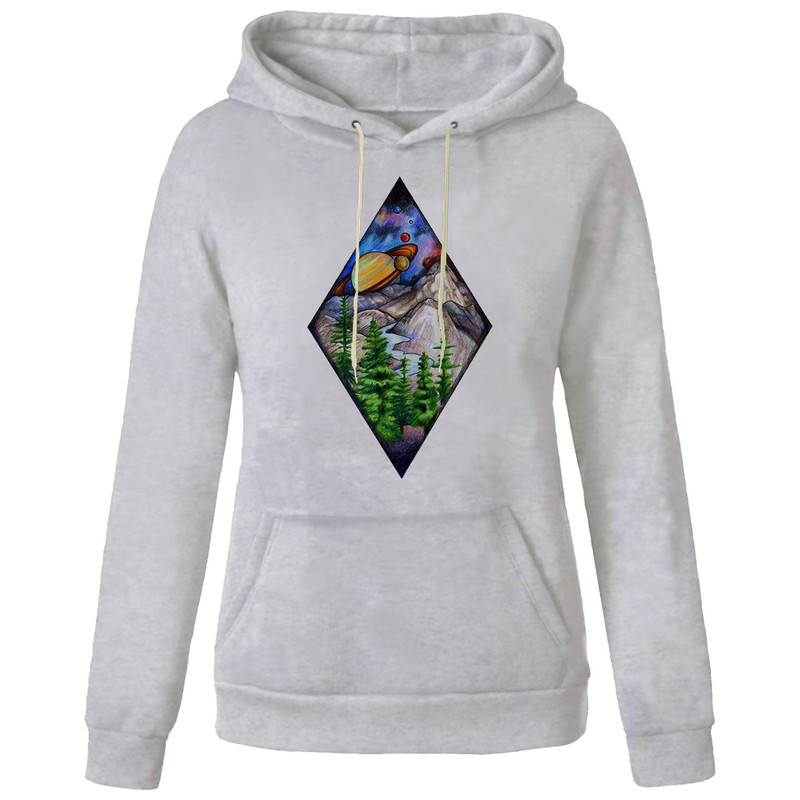 هودی زنانه مدل طبیعت کد AA98