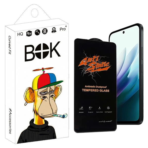 محافظ صفحه نمایش آنتی استاتیک بوک مدل Anti-Static Crystal مناسب برای گوشی موبایل شیائومی Redmi 15