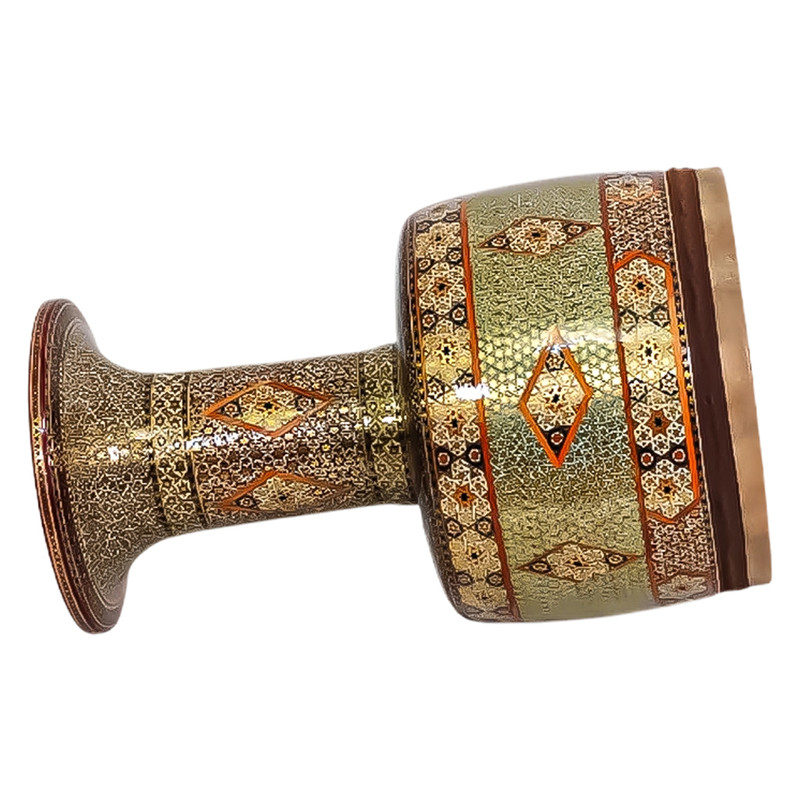 تنبک مدل ضربیت کلکسیونی گردو C-01 با قطر دهانه 27