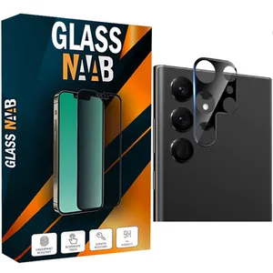 محافظ لنز دوربین گلس ناب مدل LNZ3D مناسب برای گوشی موبایل سامسونگ Galaxy S22 Ultra 
