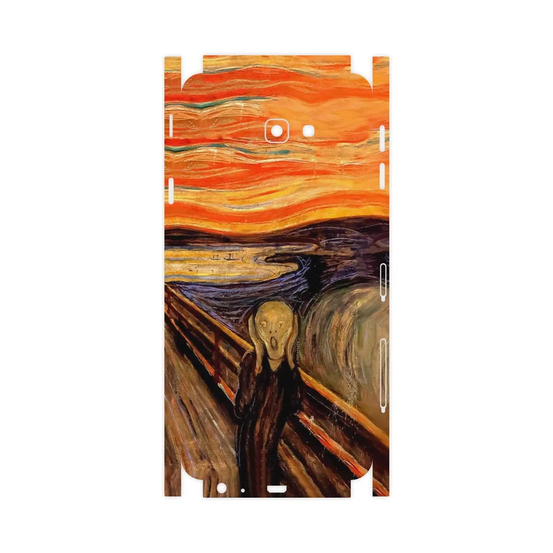 برچسب پوششی ماهوت مدل The Scream of Munch-FullSkin مناسب برای گوشی موبایل سامسونگ Galaxy J4 Plus