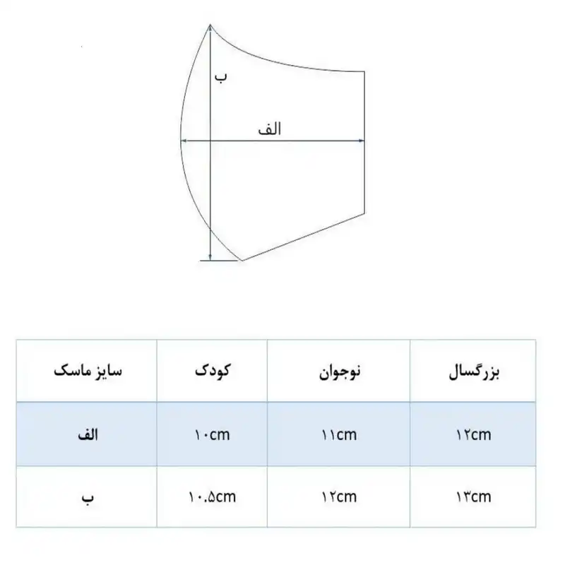 ماسک تزیینی بچگانه مدل قلبی