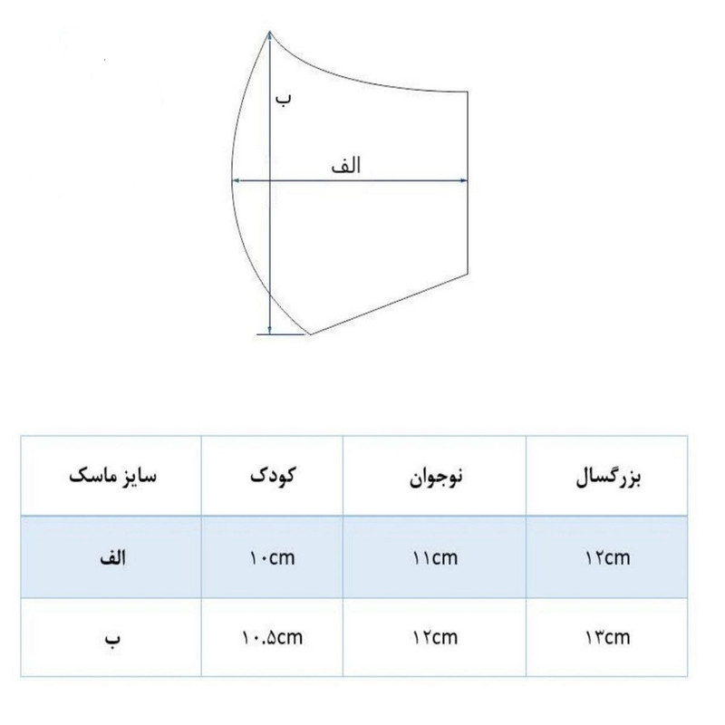 ماسک تزیینی طرح خالخال مدل A21