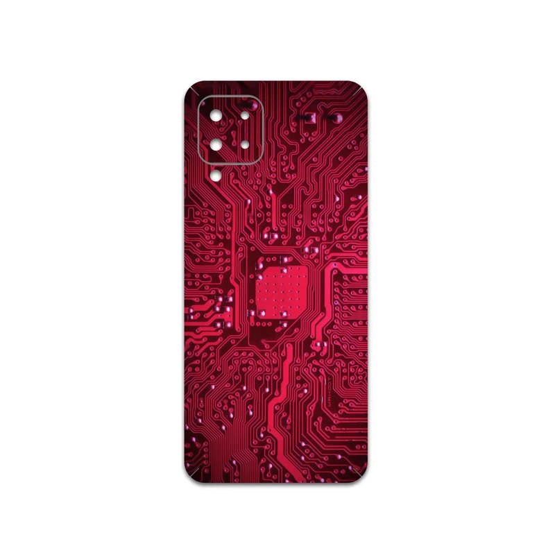 برچسب پوششی ماهوت مدل Red-Printed-Circuit-Board مناسب برای گوشی موبایل سامسونگ Galaxy M22