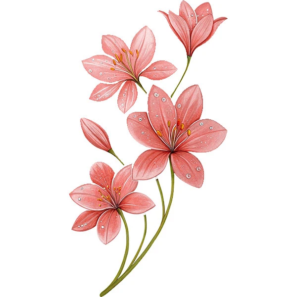 استیکر پارچه و لباس پاد آفرین طرح گل کد 5061