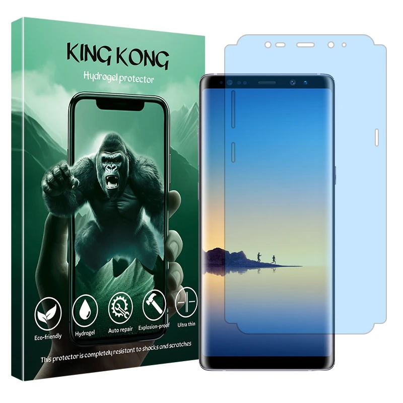 محافظ صفحه نمایش مات آنتی بلو کینگ کنگ مدل Tough مناسب برای گوشی موبایل سامسونگ Galaxy Note8